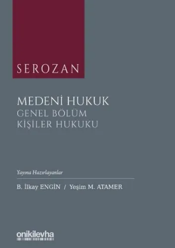 Medeni Hukuk Genel Bölüm Kişiler Hukuku