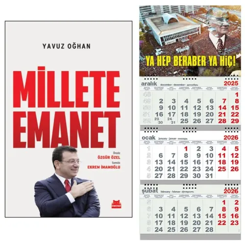 Millete Emanet ve Gemici Duvar Takvimi-YHBYH