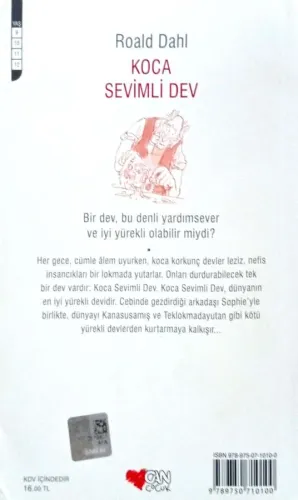 Koca Sevimli Dev Roald Dahl Can Çocuk