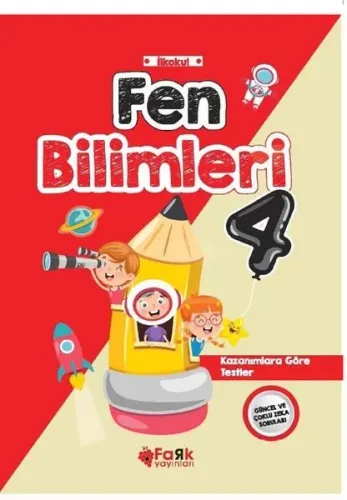 İlkokul Fen Bilimleri-4 ;Kazanımlara göre Testler