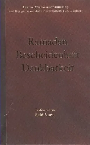 Ramadan Bescheidenheit Dankbarkeit