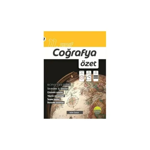 11. Sınıf Coğrafya Özet Pano Yayınları 9786257159272