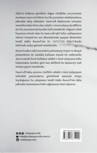 TASAVVUFÎ BAKIŞ AÇISININ KUR’ÂN YORUMUNA YANSIMASI Rûhu’l-Beyân Tefsir