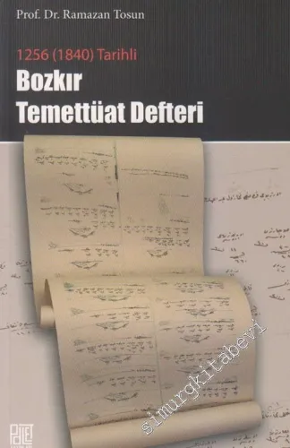 1256 (1840) Tarihli Bozkır Temettüat Defteri -