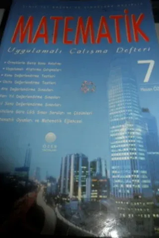7.Sınıf Matematik Uygulamalı Çalışma Defteri