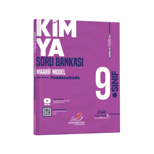 KONDİSYON YAYINLARI 9.SINIF VİRTÜÖZ KİMYA SORU BANKASI