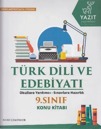 Yazıt Yayınları 9. Sınıf Türk Dili ve Edebiyatı Konu Kitabı Yazıt