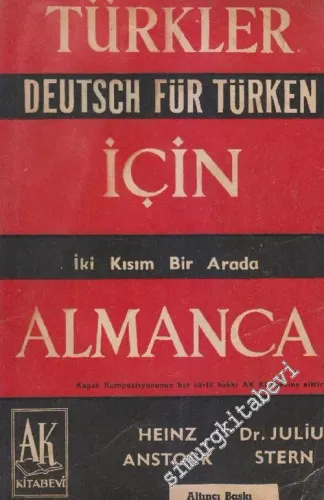 Türkler İçin Almanca (Deutsch Für Türken) İki Kısım Bir Arada -        1966