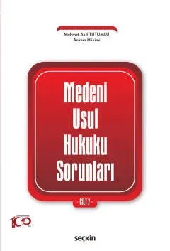 Medeni Usul Hukuku Sorunları Cilt: 7