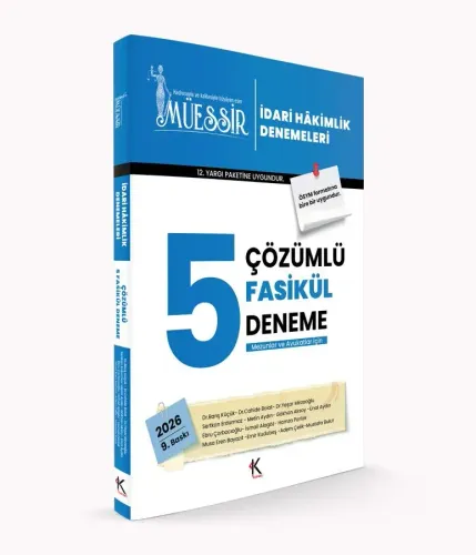 Müessir İdari Hakimlik Denemeleri-Çözümlü