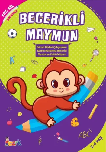Becerikli Maymun ;Yaz-Sil (Kalemli)