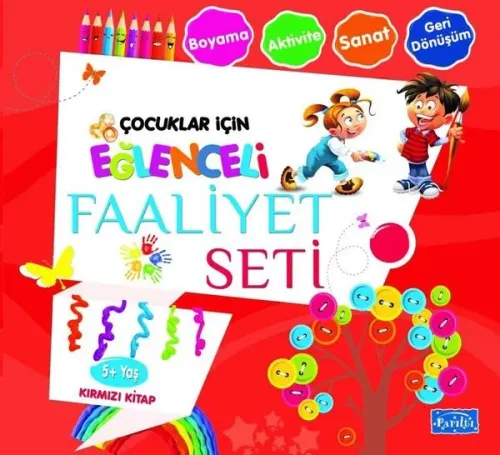 Eğlenceli Faaliyet Seti Kırmızı Kitap – 5 Yaş Üzeri