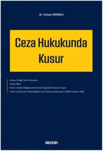 Ceza Hukukunda Kusur