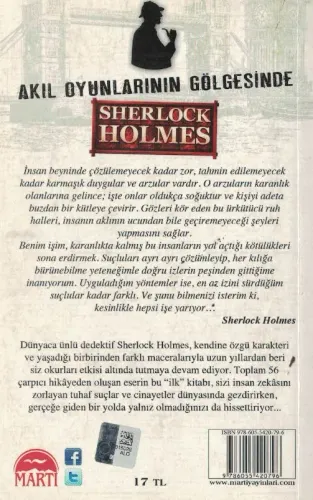 Akıl Oyunlarının Gölgesinde / Sherlock Holmes Sir Arthur Conan Doyle M
