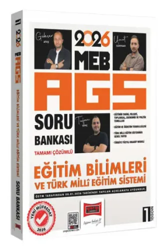 Yargı Yayınları 2026 MEB-AGS Eğitim Bilimleri ve Türk Milli Eğitim Sis