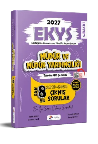 Dizgi Kitap Yayınları 2027 MEB EKYS Müdür ve Müdür Yardımcılığı Tamam