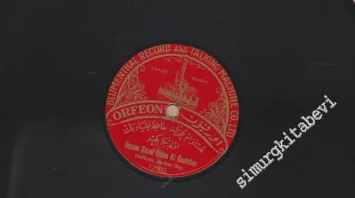 Taş Plak - Haffuz Jachar Bey ( Hafız Yaşar Bey ) (12901-12902) -