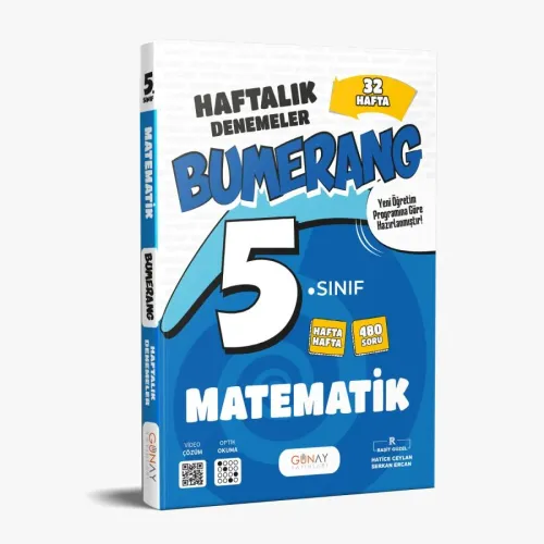 5. Sınıf Bumerang 32 Haftalık Matematik Denemeleri