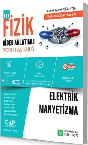 Çap Fizik Elektrik Manyetizma Konu Anlatımlı Soru Bankası