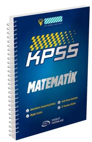 ​Murat Yayınları KPSS Matematik Defteri
