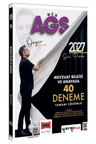 Yargı Yayınları 2027 MEB-AGS Mevzuat Bilgisi ve Anayasa Tamamı Çözümlü