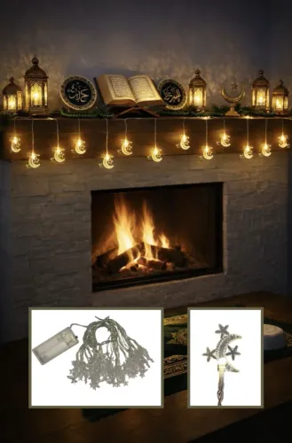 Hilal 3 Yıldızlı LED Işık – 3 Metre (Pilli)