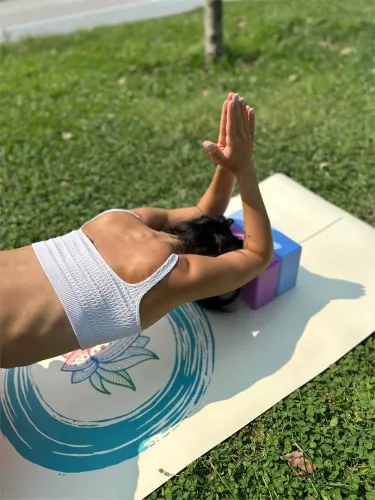 Reflect Series 4.1 mm Lotus Doğal Kauçuk Kaydırmaz Yoga Matı
