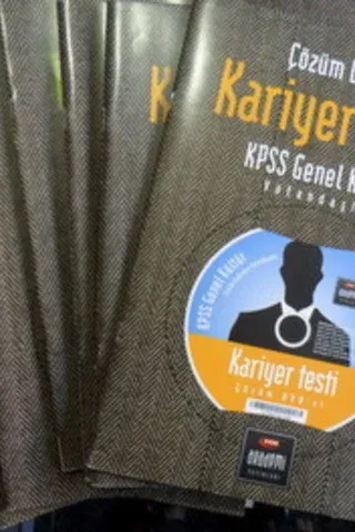 KPSS genel yetenek çözüm dvd li karıyer testi
