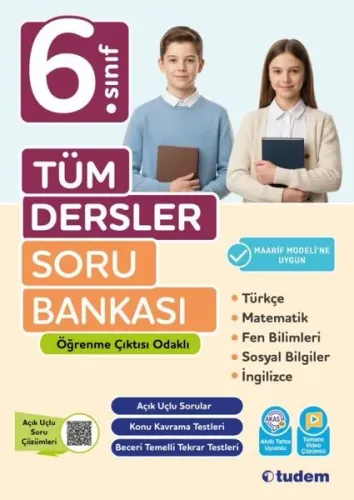 Tudem Yayınları 6. Sınıf Tüm Dersler Soru Bankası