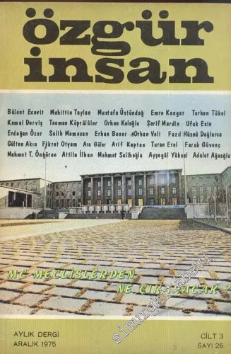 Özgür İnsan - Aylık Dergi - Sayı: 26, Aralık 1975