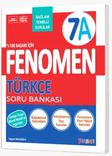 Fenomen Okul Yayınları 7. Sınıf Türkçe Fenomen A Soru Bankası