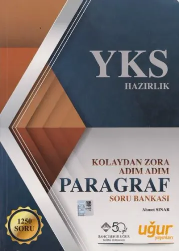 Uğur YKS Kolaydan Zora Adım Adım Paragraf Soru Bankası