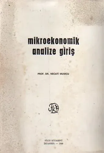 Mikroekonomik Analize Giriş