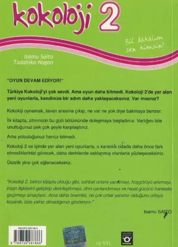 Kokoloji 2 / Bil Bakalım Sen Kimsin? Isamu Saito O Kitaplar