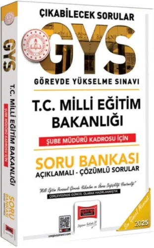 Yargı Yayınları 2025 T.C. MEB Şube Müdürü Soru Bankası Açıklamalı Çözü