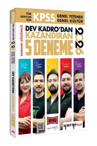YARGI 2026 KPSS TÜM ADAYLAR İÇİN TAMAMI ÇÖZÜMLÜ DEV KADRODAN KAZANDIRAN 5 DENEME