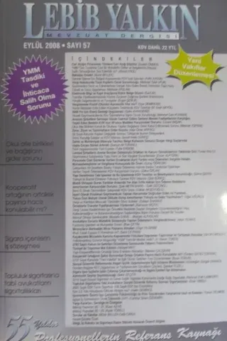 Lebib Yalkın Mevzuat Dergisi 2008/57