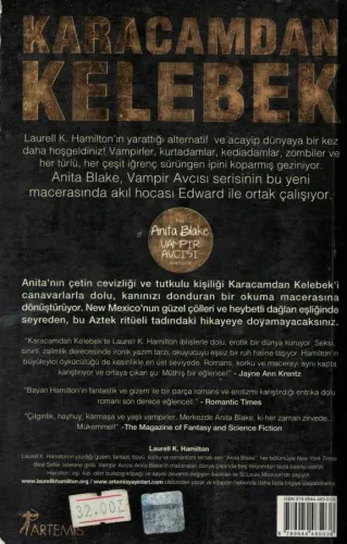 Karacamdan Kelebek - Anita Blake Vampir Avcısı Laurell K. Hamilton Art