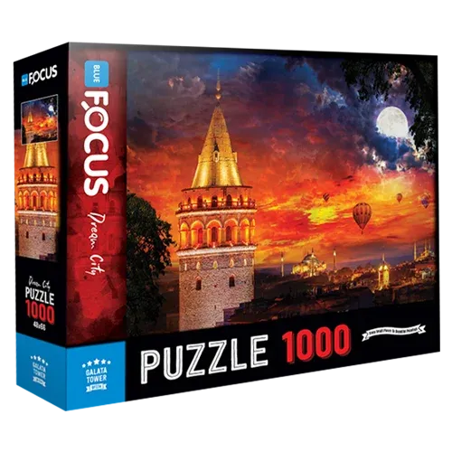 Blue Focus Games 1000 Parça Galata Tower Galata Kulesi