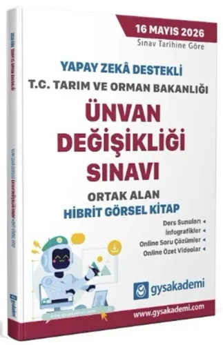 GYS Akademi T.C. Tarım ve Orman Bakanlığı Ünvan Değişikliği Sınavı Ort