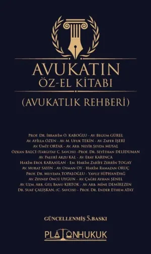 Avukatın Öz‐El Kitabı İbrahim Ö. Kaboğlu