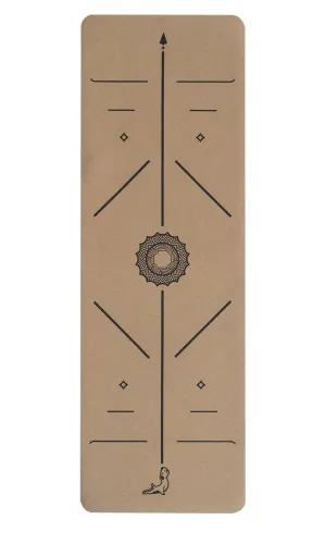 Nature Series 4 mm Mantar Doğal Kauçuk Kaydırmaz Yoga Matı