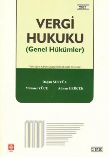 Vergi Hukuku Genel Hükümler