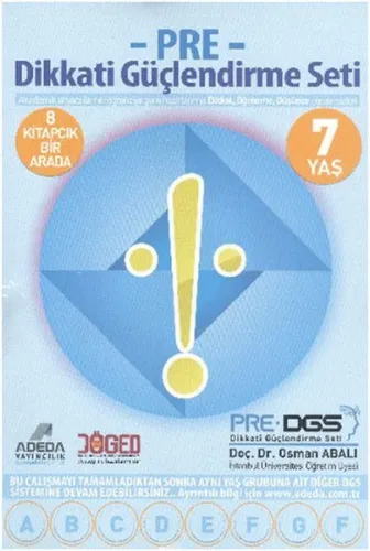 Pre Dikkati Güçlendirme Seti 7 Yaş