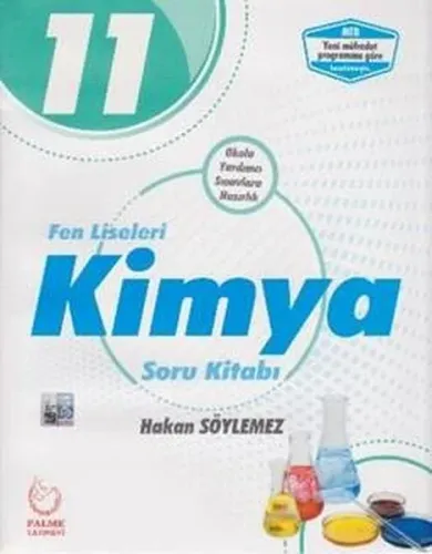 Palme Yayınları 11. Sınıf Fen Liseleri Kimya Soru Kitabı Palme