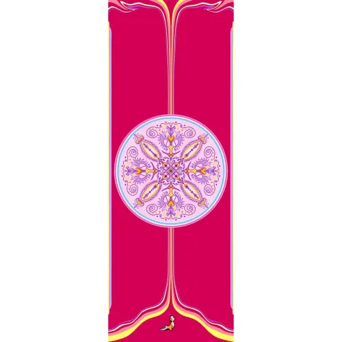Mandala Series 4.1 mm Now-Here Doğal Kauçuk Kaydırmaz Yoga Matı