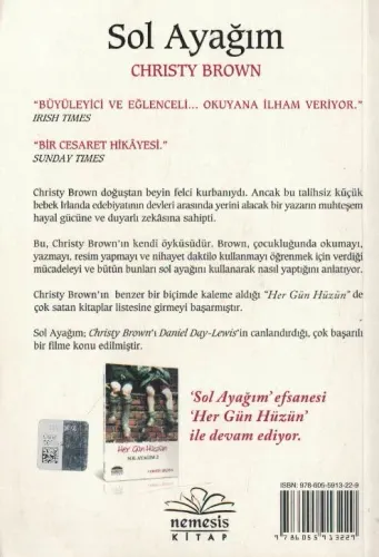 Sol Ayağım Christy Brown Nemesis Kitap %46 indirimli