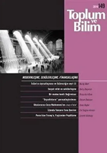 Toplum ve Bilim Dergisi Sayı: 149