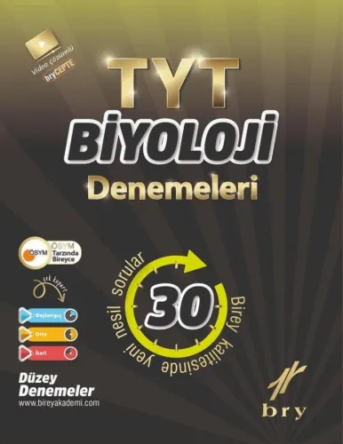 Birey Yayınları TYT Biyoloji 30' Lu Denemeleri