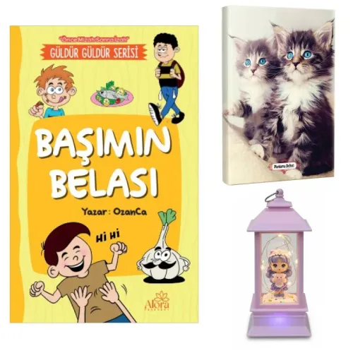Başımın Belası - Maviş Kediler Planlama Defteri ve Oyuncak Domuzcuklu 